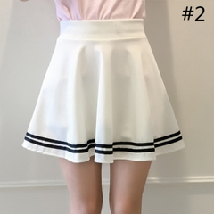 Students Navy Stretchy Skirt