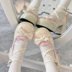 Sweet Bow Heels Shoes