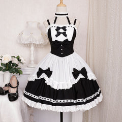 Lolita Bow Maid Dress
