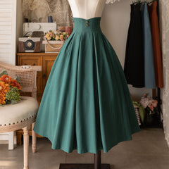 Retro High Waist Skirt