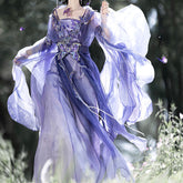 Purple Butterfly Hanfu Dress