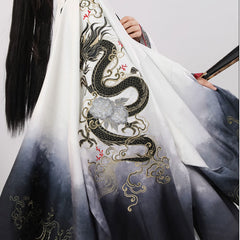 Loong Embroidery Hanfu Skirt Set
