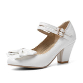 Lolita Bow Heel Shoes