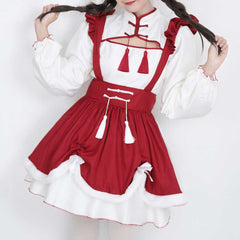 Tassel Bow Maid Dress