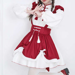 Tassel Bow Maid Dress