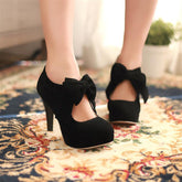 Sweet Bow Heeled Shoes