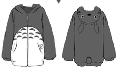 Cartoon Hooded Coat