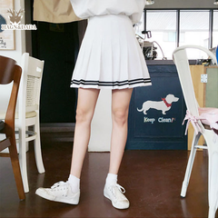 Students Navy Pleated Skirt