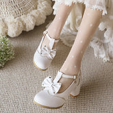 Sweet Lolita Bow Heels