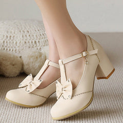 Sweet Lolita Bow Heels
