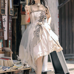 Bamboo Leaf Flower Dress