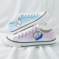 Milk Hand-painted Shoes