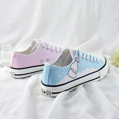 Milk Hand-painted Shoes