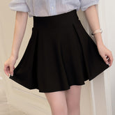 Black Red High Waist Skirt