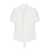 Bow Shirt Knit Dress Set