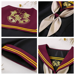 Lolita Navy Uniform Bow Dress