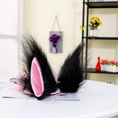 Cosplay Plush Wolf Cat Fox Ear Hair Clip