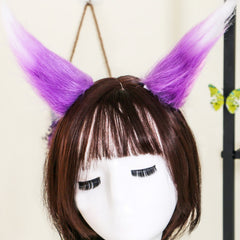 Cosplay Plush Wolf Cat Fox Ear Hair Clip