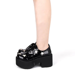 Star Gothic Punk Platform Shoes