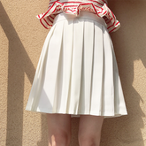 Uniform Pleated Skirt