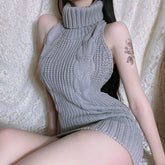 Kawaii Gray Knit Sweater