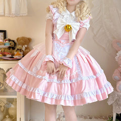 Kawaii Lolita Bow Bell Maid Dress