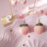 Kawaii Peach Earrings