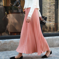 Kawaii High Waist Pleated A-Line Swing Skirt