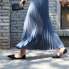 Kawaii High Waist Pleated A-Line Swing Skirt