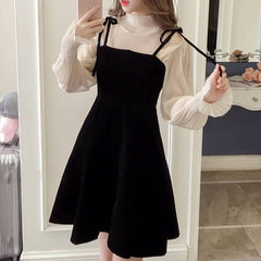 Suspender Temperament Elegant Dress
