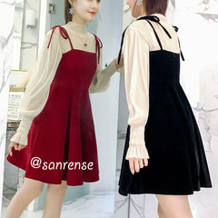 Suspender Temperament Elegant Dress