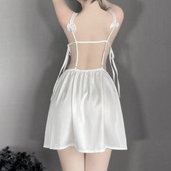 Lace Bow Pajama Dress