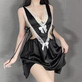 Lace Bow Pajama Dress