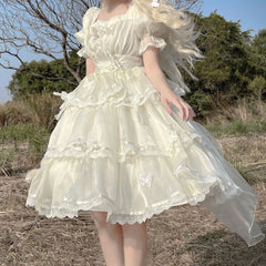 Lace Butterfly Flower Dress