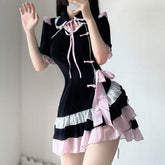 Lace Cheongsam Dress