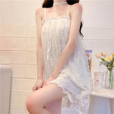 Lace Flower Pajama Dress