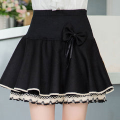 Lace Women Bow Skirt