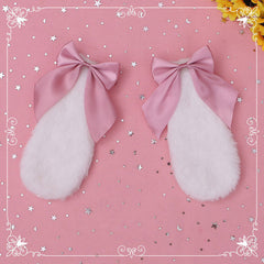 Lolita Bow Bunny Ear Hairpin