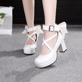Lolita Bow Heels Shoes