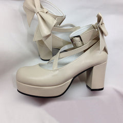 Lolita Bow Heels Shoes