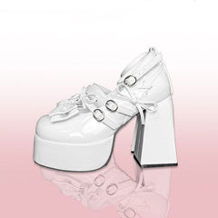 Lolita Bow Heels Shoes