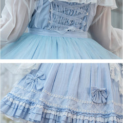 Lolita Bow Suspender Dress Set