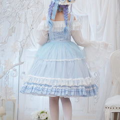 Lolita Bow Suspender Dress Set