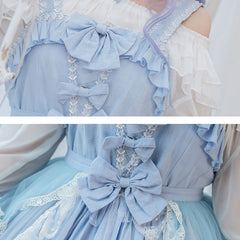 Lolita Bow Suspender Dress Set
