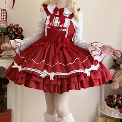 Lolita Bow Suspender Dress