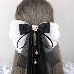 Long Tail Bow Hair Pin