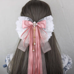 Long Tail Bow Hair Pin