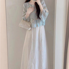 Embroidered Hanfu Button Set