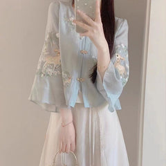 Embroidered Hanfu Button Set