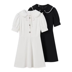 Sweet Detachable Baby Doll Collar Dress